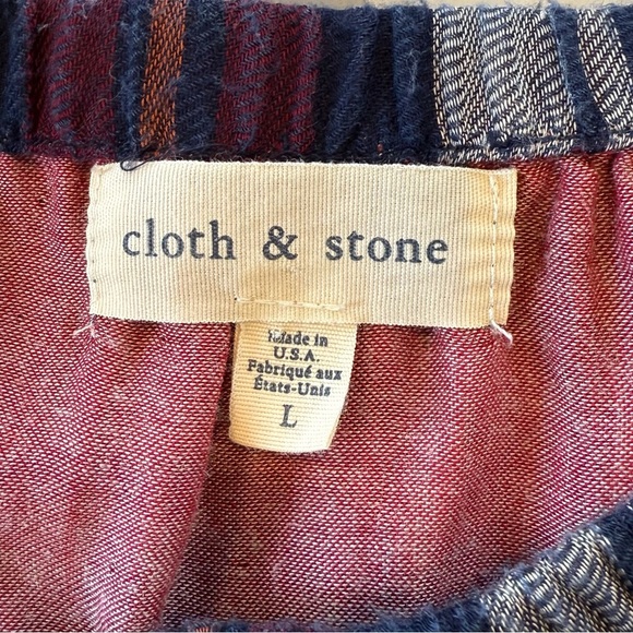 Anthropologie Cloth and Stone Off the Shoulder Plaid Dress - Picture 5 of 5